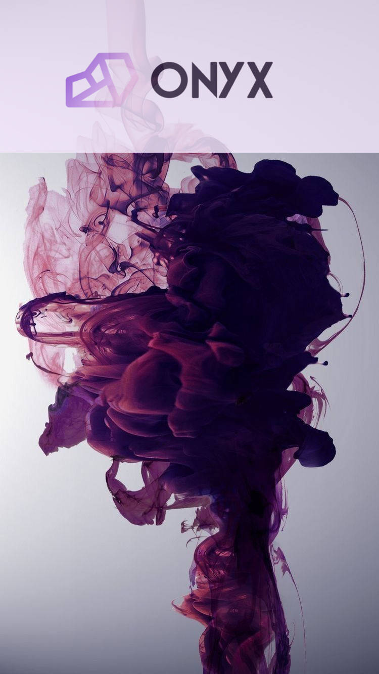 Colored purple smoke